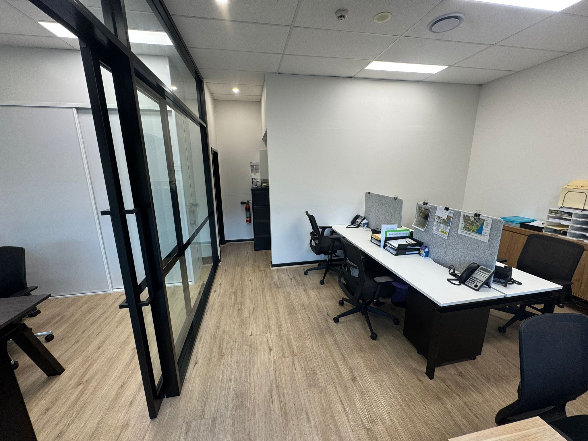 Clean corporate office space